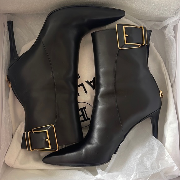 Balmain Leather Booties - Picture 1 of 5